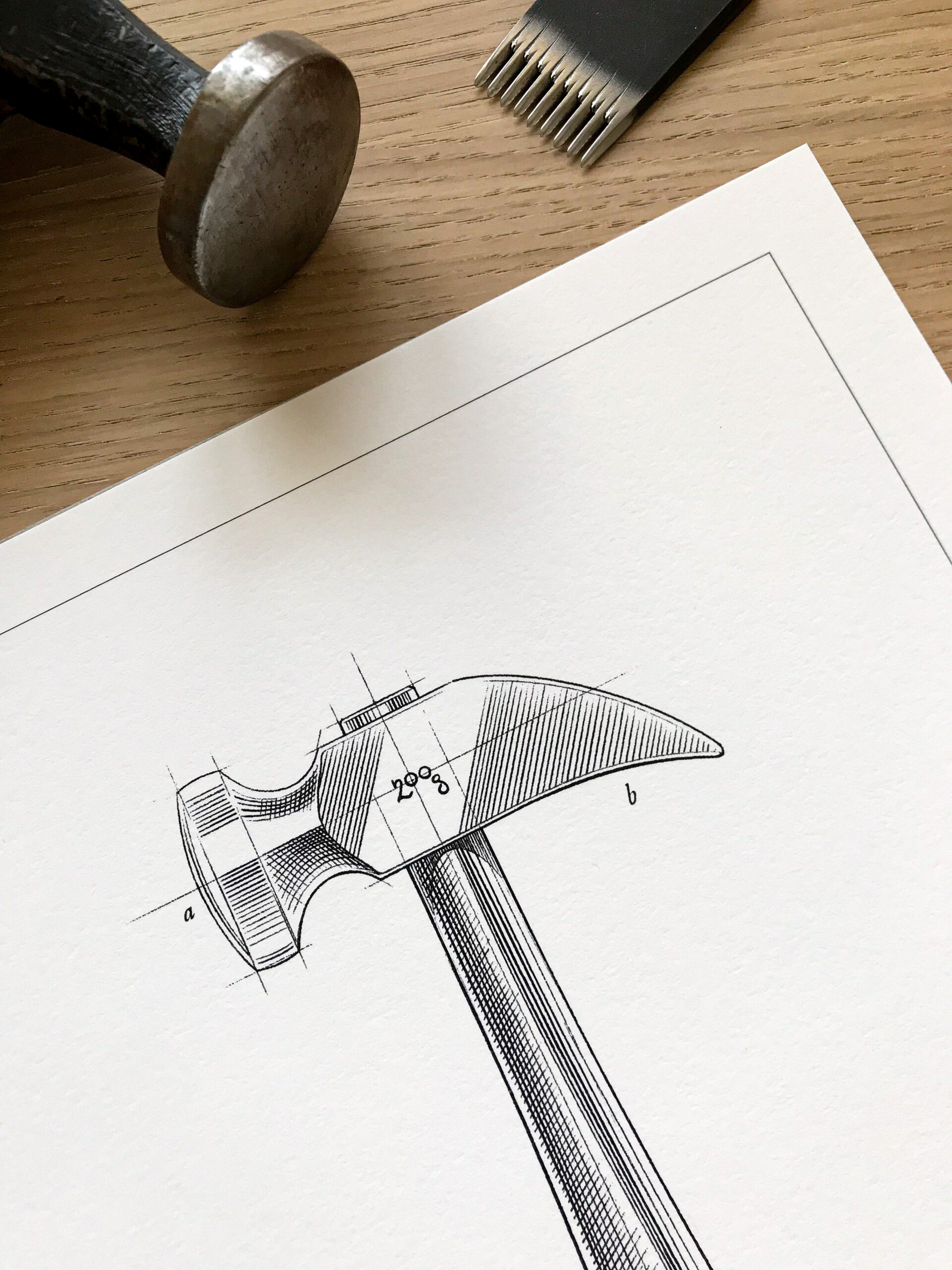 Cobbler’s Hammer - Poster A4 - Detail