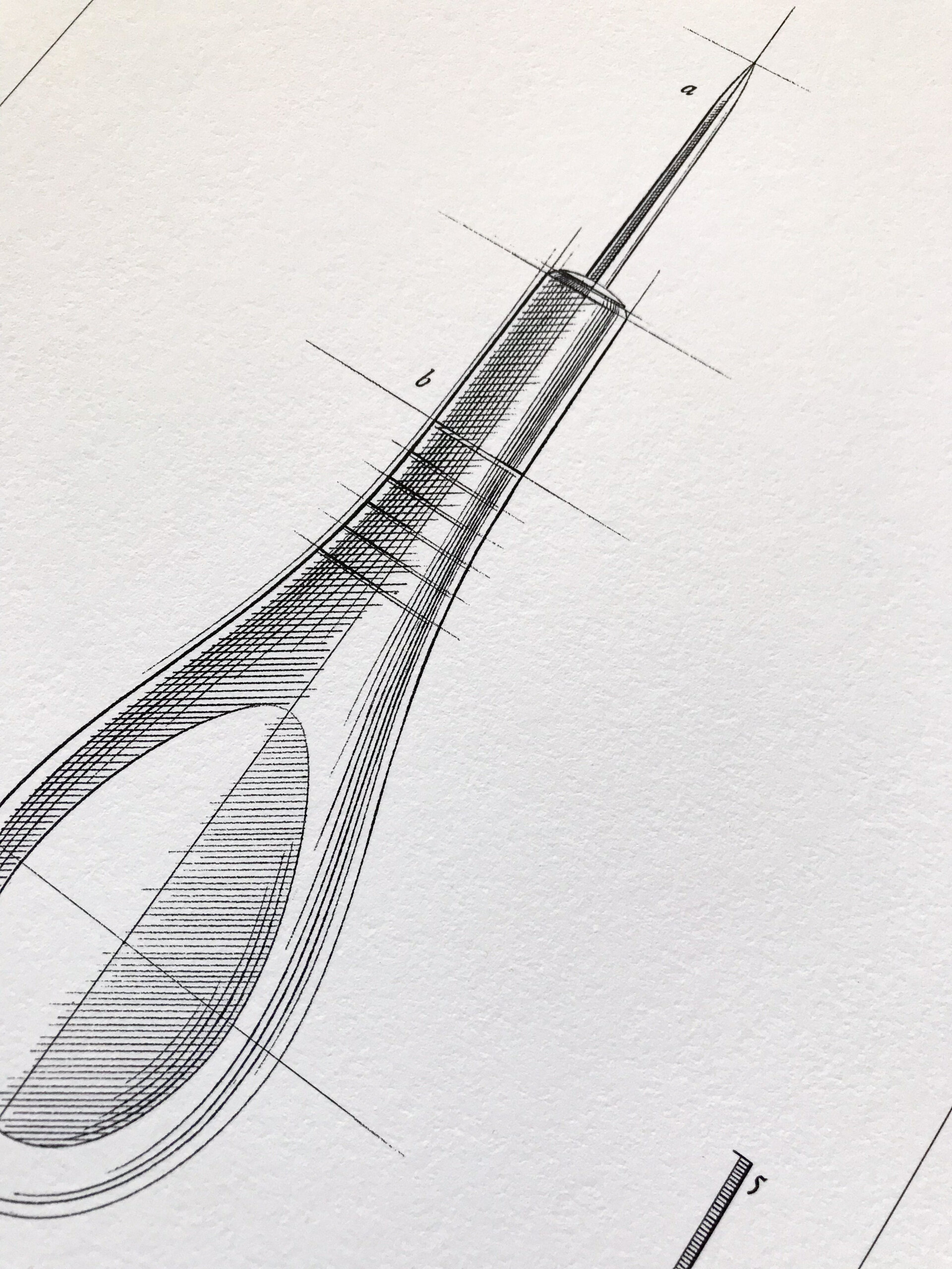 Stiching Awl - Poster A4 - Detail