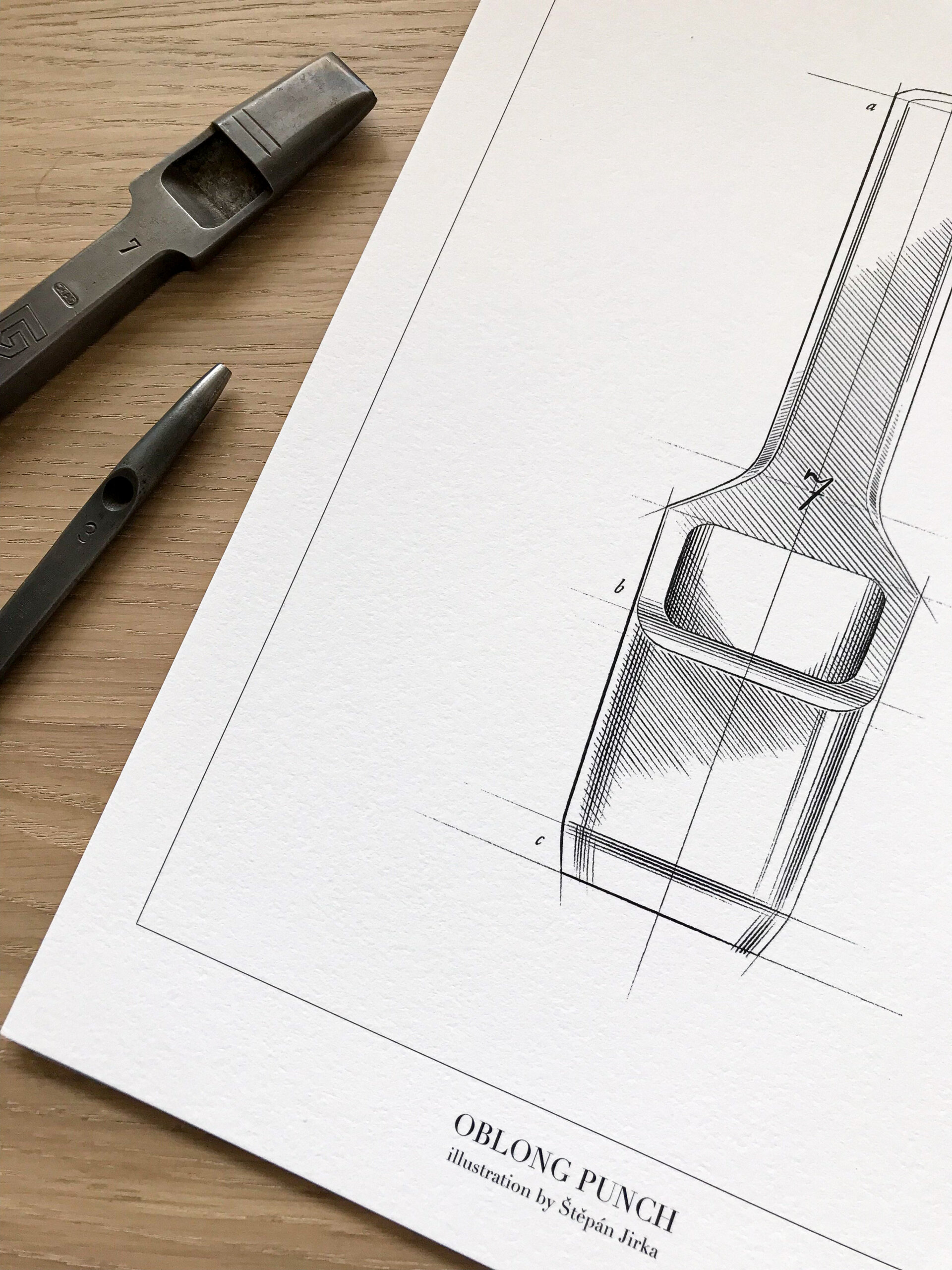 Oblong Punch - Poster A4