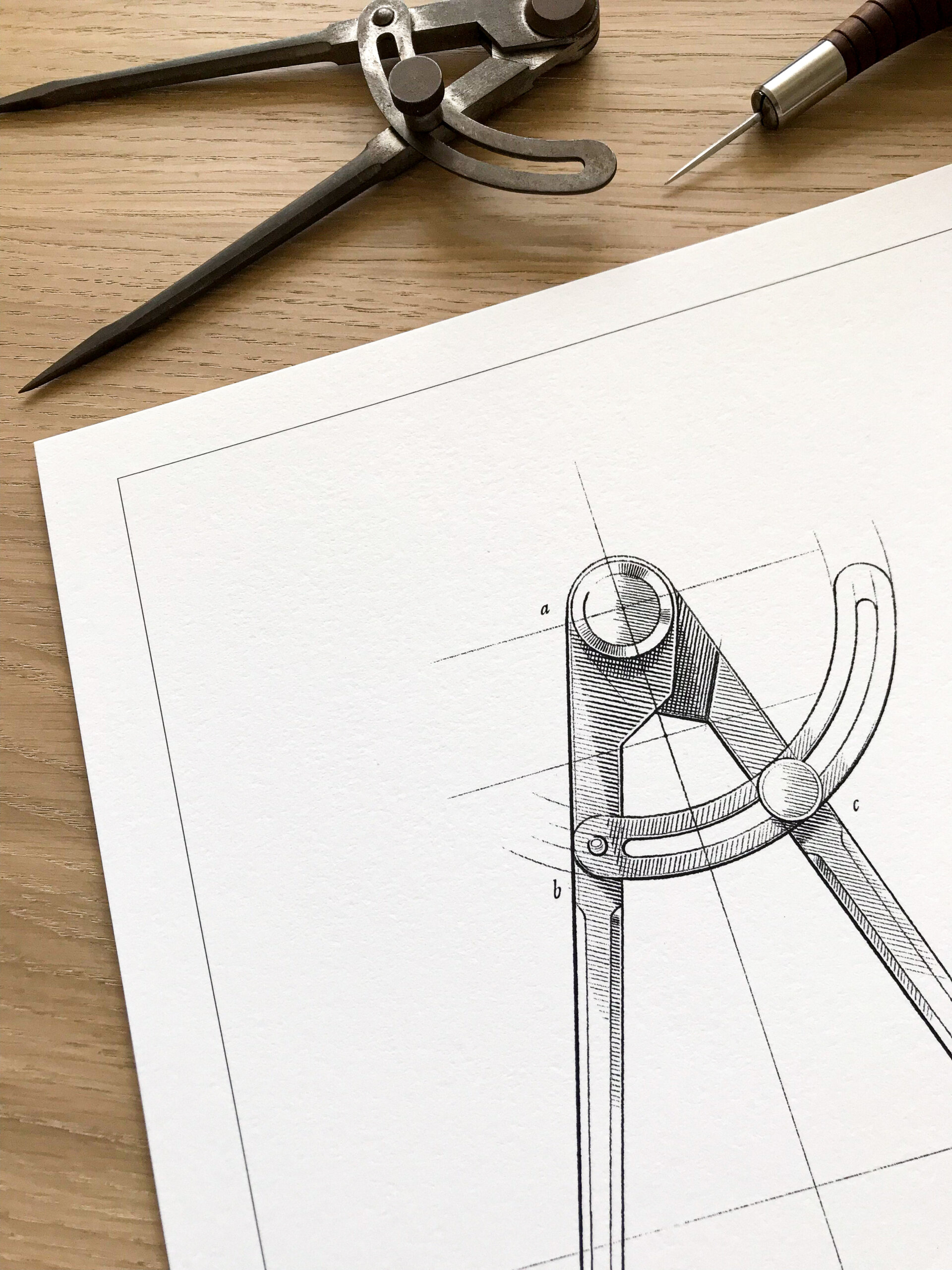 Compass - Poster A4 - Detail