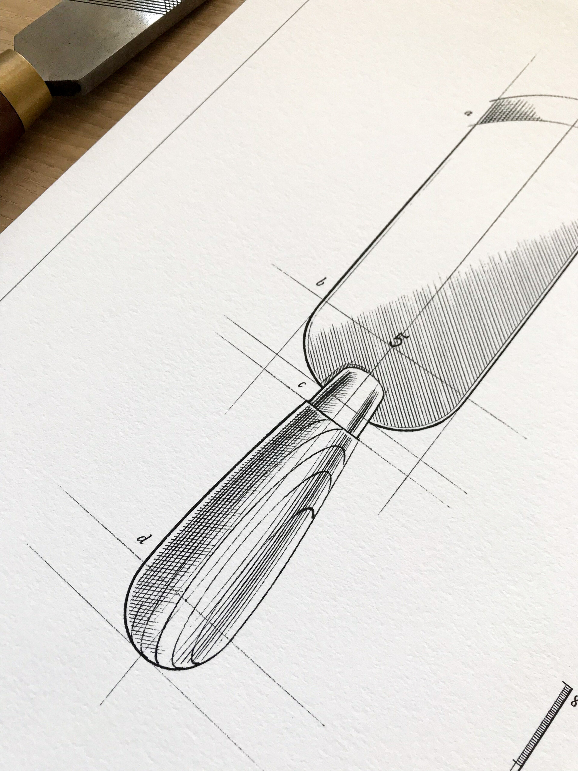 French Paring Knife - Poster A4